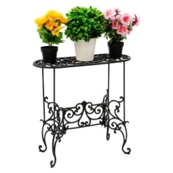 Woodside Heavy Duty Cast Iron Indoor/Outdoor XL Plant Pot Display Stand 13 Woodside Heavy Duty Cast Iron Indoor/Outdoor XL Plant Pot Display Stand -ALA Garden Shop 01AORYRWZR2