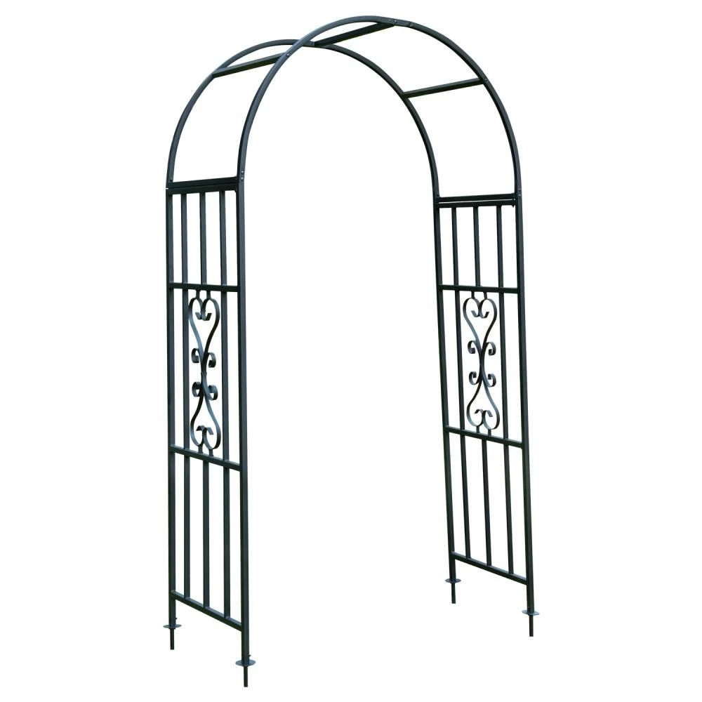 Woodside Ingworth Decorative Metal Garden Rose Arch 3 Woodside Ingworth Decorative Metal Garden Rose Arch