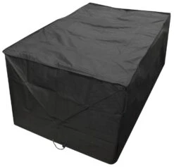 Woodside Black L Shape Outdoor Dining Waterproof Patio Set Cover Rattan -ALA Garden Shop 0EUJPTIDFKM