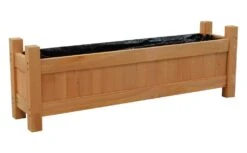 Woodside Aldeby Wooden Garden Trough Planter/Flower Container Box, Pack Of 2 10 Woodside Aldeby Wooden Garden Trough Planter/Flower Container Box, Pack Of 2 -ALA Garden Shop 0G5AJF01JCS