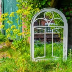 Woodside Acton Large Decorative Arched Outdoor Garden Mirror, 66.5cm X 97.5cm 14 Woodside Acton Large Decorative Arched Outdoor Garden Mirror, 66.5cm X 97.5cm -ALA Garden Shop 0MLQGMI0TRO