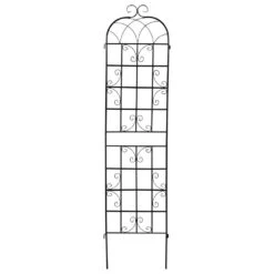 Woodside XL Metal Garden Trellis Climbing Plant Support Frame, Pack Of 2 -ALA Garden Shop 0NWVPVA22WZ
