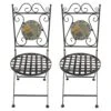 Woodside Pentney Set Of Two Mosaic Garden Chairs 1 Woodside Pentney Set Of Two Mosaic Garden Chairs -ALA Garden Shop 0QIBGLNYGMG
