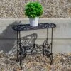 Woodside Heavy Duty Cast Iron Indoor/Outdoor XL Plant Pot Display Stand 1 Woodside Heavy Duty Cast Iron Indoor/Outdoor XL Plant Pot Display Stand -ALA Garden Shop 14LD30ZVZ1S