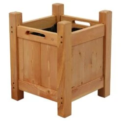 Woodside Aldeby Wooden Garden Planter/Flower Pot Container Box, Pack Of 2 -ALA Garden Shop 1ANP0Z3E553