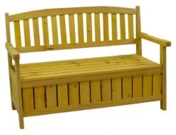 Woodside Hunsett 2 Seater Garden Patio Bench, Outdoor Wooden Loveseat With Storage 15 Woodside Hunsett 2 Seater Garden Patio Bench, Outdoor Wooden Loveseat With Storage -ALA Garden Shop 2YWTGFVL4GB