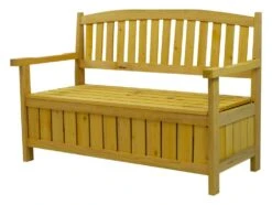 Woodside Hunsett 2 Seater Garden Patio Bench, Outdoor Wooden Loveseat With Storage 14 Woodside Hunsett 2 Seater Garden Patio Bench, Outdoor Wooden Loveseat With Storage -ALA Garden Shop 3AHO1IYAXG5