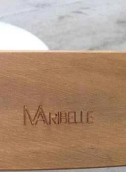 Maribelle 6 Seater Round Wooden Garden/Pub Bench - NATURAL -ALA Garden Shop 3KMKWURKZAD