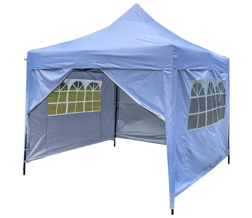 Woodside Pop Up 3m X 3m Garden Gazebo, Waterproof Garden Marquee, Pure White 3 Woodside Pop Up 3m X 3m Garden Gazebo, Waterproof Garden Marquee, Pure White