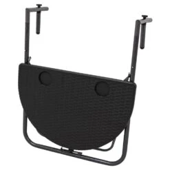 Woodside Hanging Balcony/Patio Railing Adjustable Folding Dining Coffee Table -ALA Garden Shop 4C4DIIJKGO5