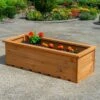 Woodside Reedham Stained Wooden Garden Trough Planter/Flower Trough Box, 95 Litres -ALA Garden Shop 4HWEOWEADZI