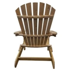 Woodside Aldeby Adirondack Outdoor Garden Patio Wooden Lounger Chair -ALA Garden Shop 5C5BEI4CJ2D
