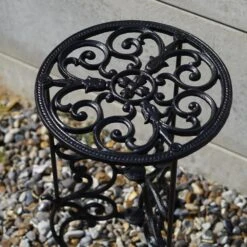 Woodside Heavy Duty Cast Iron Indoor/Outdoor Home/Garden Plant Pot Display Stand -ALA Garden Shop 5GE2CRXTXZZ