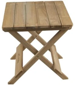 Woodside Ashill Folding Coffee Side Snack Table Wooden Garden Patio Furniture -ALA Garden Shop 5VYG2T3APZA