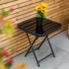 Woodside Rushford Folding Outdoor Garden Coffee/Drinks/Side Table 1 Woodside Rushford Folding Outdoor Garden Coffee/Drinks/Side Table -ALA Garden Shop 5Z3JI55ZATU