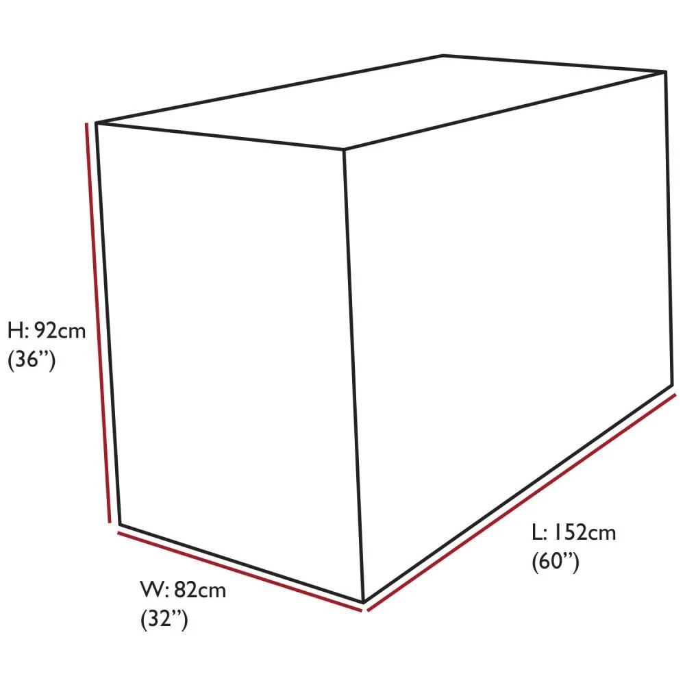 Oxbridge Black Bistro Waterproof Outdoor Garden Patio Set Furniture Cover 7 Oxbridge Black Bistro Waterproof Outdoor Garden Patio Set Furniture Cover - Image 5