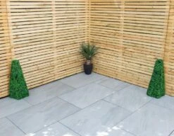 Woodside Topiary Obelisk Leaf Effect, Green 2ft Indoor Outdoor Decor (pack Of 2) -ALA Garden Shop BCAKNTVQ4LP