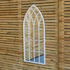 Woodside Rathen XL Decorative Arched Outdoor Garden Mirror, H: 115cm X W: 50cm 12 Woodside Rathen XL Decorative Arched Outdoor Garden Mirror, H: 115cm X W: 50cm -ALA Garden Shop BQKW2QP0DTC
