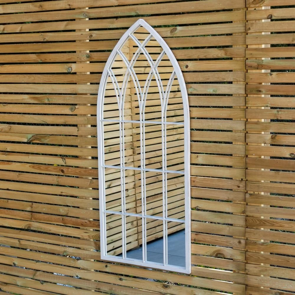 Woodside Rathen XL Decorative Arched Outdoor Garden Mirror, H: 115cm X W: 50cm 7 Woodside Rathen XL Decorative Arched Outdoor Garden Mirror, H: 115cm X W: 50cm - Image 5
