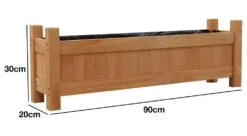 Woodside Aldeby Wooden Garden Trough Planter/Flower Container Box, Pack Of 2 9 Woodside Aldeby Wooden Garden Trough Planter/Flower Container Box, Pack Of 2 -ALA Garden Shop BWRXPCHCQVC