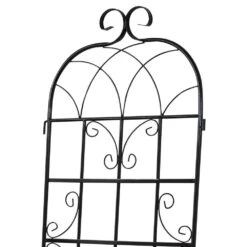 Woodside XL Metal Garden Trellis Climbing Plant Support Frame, Pack Of 2 -ALA Garden Shop DXO0KAOJUT0