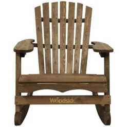 Woodside Aldeby Adirondack Outdoor Garden Patio Wooden Rocking Chair 14 Woodside Aldeby Adirondack Outdoor Garden Patio Wooden Rocking Chair -ALA Garden Shop DZQPRVPDQFN