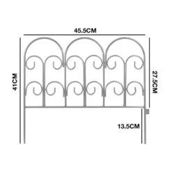 Woodside Twist Garden Border Edging 5 Pack, 2.25m Total Length -ALA Garden Shop EIHWJVMUYN1