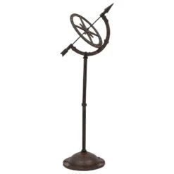 Woodside Cast Iron Garden Sundial, Antique Ornamental Outdoor Décor