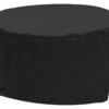 Oxbridge Black Medium Round Waterproof Outdoor Garden Patio Set Furniture Cover