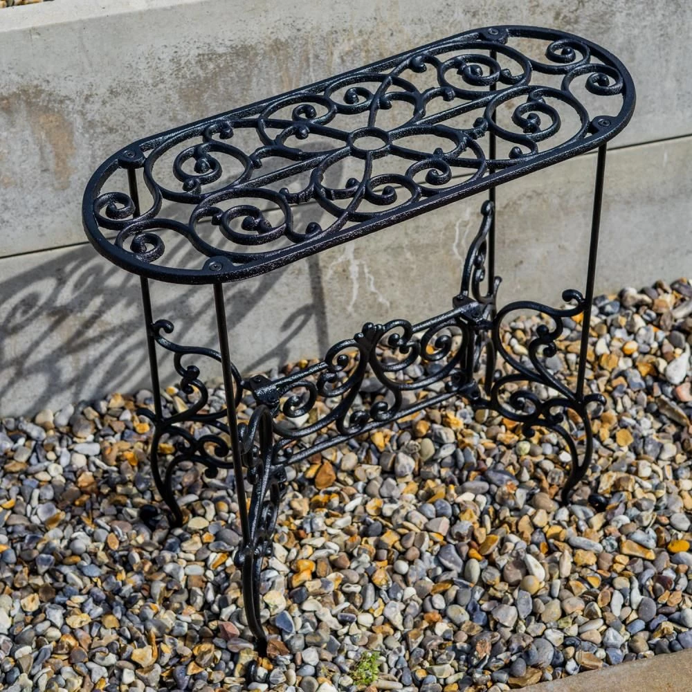 Woodside Heavy Duty Cast Iron Indoor/Outdoor XL Plant Pot Display Stand 5 Woodside Heavy Duty Cast Iron Indoor/Outdoor XL Plant Pot Display Stand - Image 3