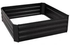 Woodside Outdoor Garden Raised Steel Vegetable/Herb/Flower Grow Bed Planter X 2 -ALA Garden Shop FGBMD0X2FRH