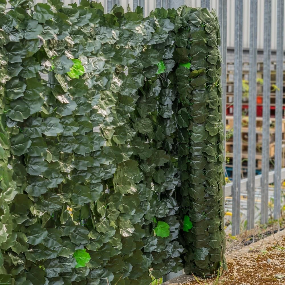 Woodside Artificial Faux Maple Leaf/Ivy Garden Fence Screening Privacy Hedge Roll 3 Woodside Artificial Faux Maple Leaf/Ivy Garden Fence Screening Privacy Hedge Roll