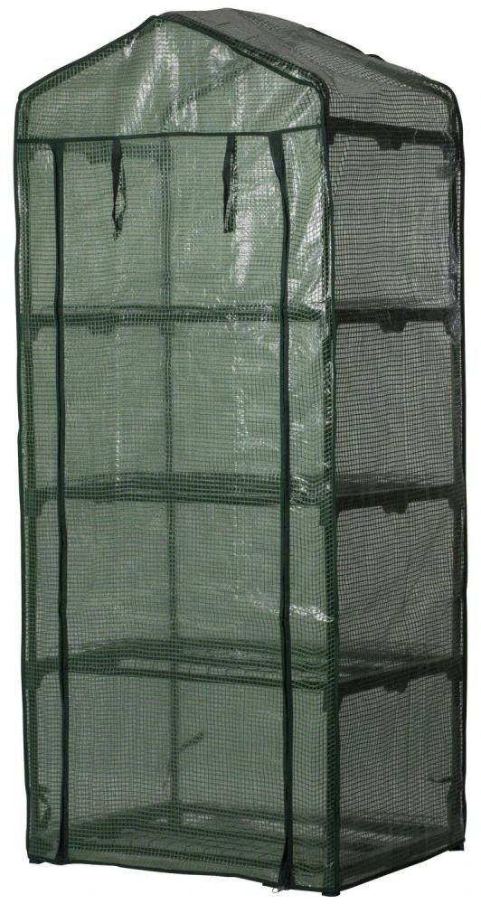 Woodside 4 Tier Garden Greenhouse/Growhouse With Reinforced Cover 5 Woodside 4 Tier Garden Greenhouse/Growhouse With Reinforced Cover - Image 4