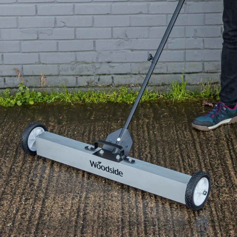 Woodside 36” Ferrite Magnetic Floor Sweeper, Heavy Duty Rolling Pick Up Roller Broom 4 Woodside 36” Ferrite Magnetic Floor Sweeper, Heavy Duty Rolling Pick Up Roller Broom - Image 2
