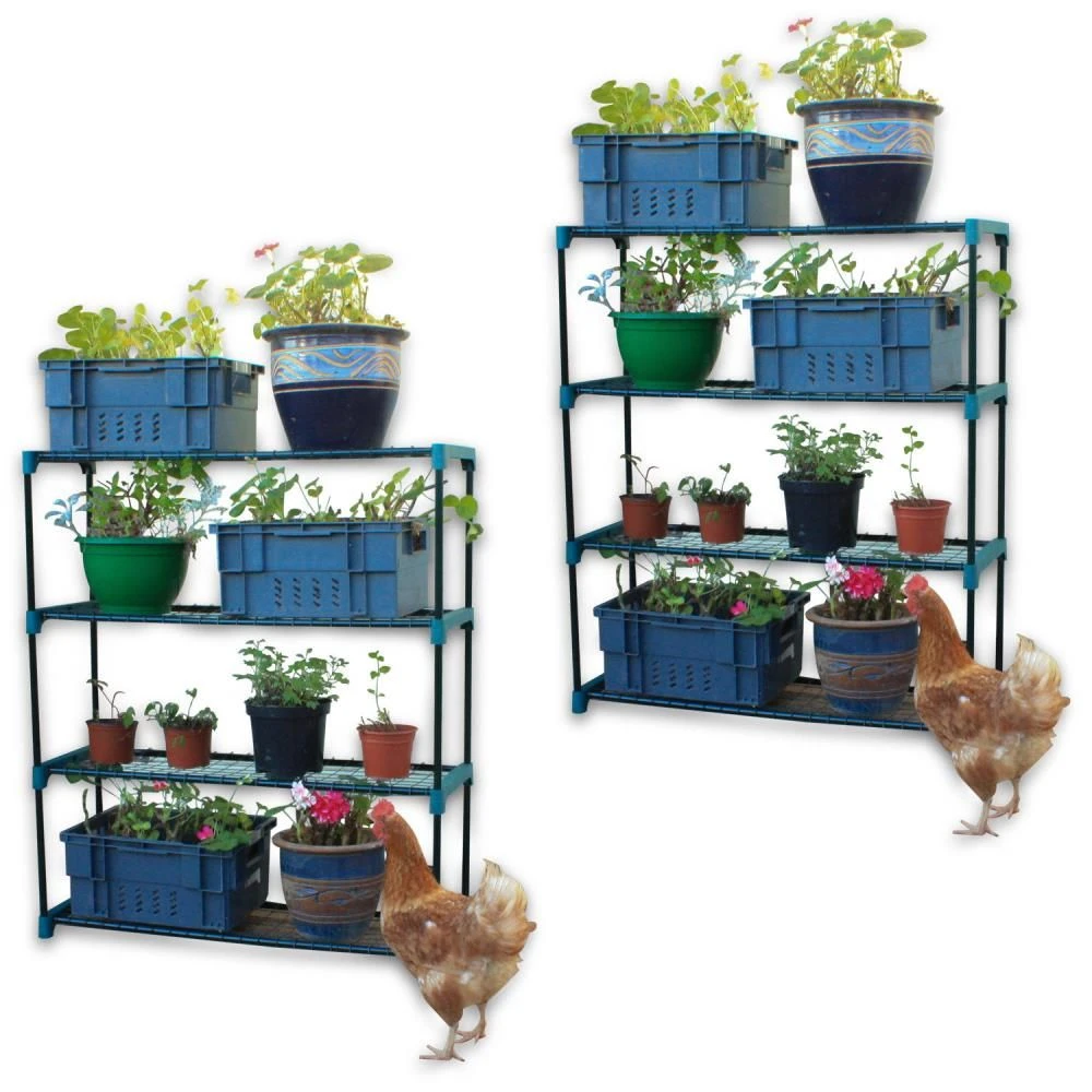 Woodside Greenhouse Shelving 2 Pack 3 Woodside Greenhouse Shelving 2 Pack
