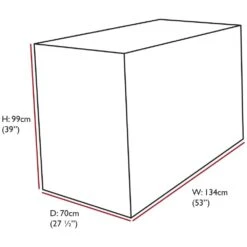 Oxbridge Green 2 Seater 1.2m 4ft Waterproof Outdoor Garden Bench Furniture Cover -ALA Garden Shop GUIKR2LMPGD