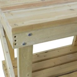 Woodside 1.8M Wooden Work Bench -ALA Garden Shop GZWMKWEQK2G