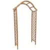 Woodside Keswick Wooden Trellis Garden Arch -ALA Garden Shop H5UATOOIPF1