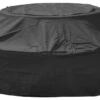 Woodside Black Waterproof Outdoor 6 Seater Round Picnic Table Cover 1 Woodside Black Waterproof Outdoor 6 Seater Round Picnic Table Cover -ALA Garden Shop HMOXOSJJK4W