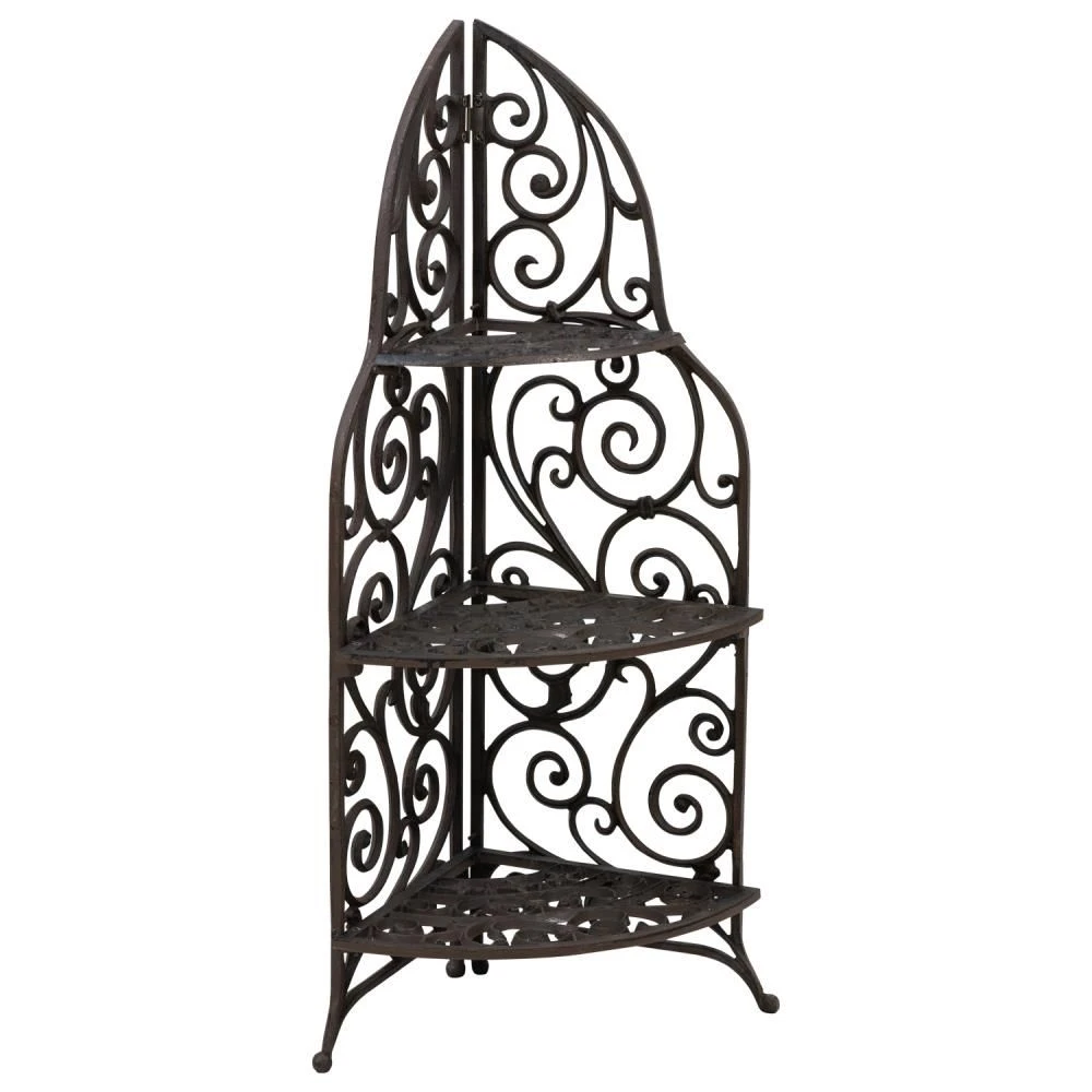 Woodside 3 Tier Cast Iron Indoor/Outdoor Heavy Duty Garden Plant & Flower Stand 6 Woodside 3 Tier Cast Iron Indoor/Outdoor Heavy Duty Garden Plant & Flower Stand - Image 4
