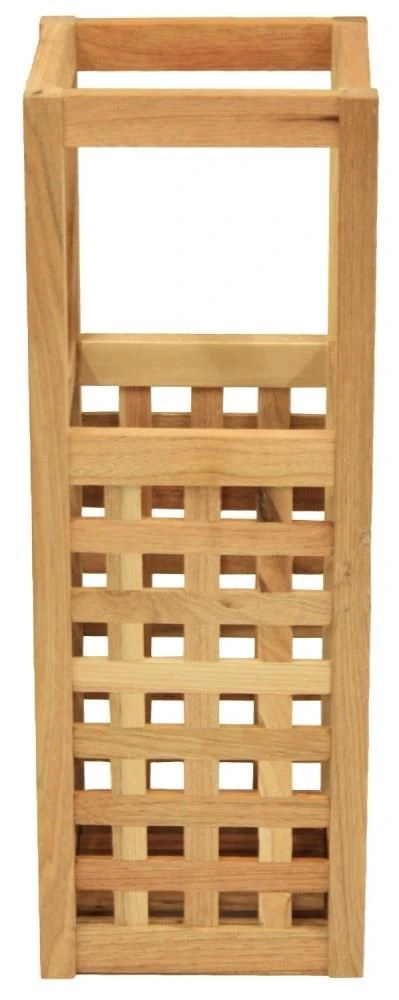 Maribelle Small Square Wooden Umbrella/Walking Stick Storage Brolly Stand 4 Maribelle Small Square Wooden Umbrella/Walking Stick Storage Brolly Stand - Image 2