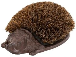 Woodside Cast Iron Hedgehog Boot Brush & Scraper 14 Woodside Cast Iron Hedgehog Boot Brush & Scraper -ALA Garden Shop JH422V40EYH