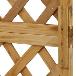 Woodside Aldburgh Wooden Garden Trough Planter/Flower Container Box With Trellis -ALA Garden Shop JTKOMPLXQTR