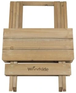 Woodside Ashill Folding Coffee Side Snack Table Wooden Garden Patio Furniture -ALA Garden Shop KBFIQNVCTKZ