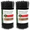 Woodside Prickle Strip Dig Stopper, Anti Dog & Cat Scat Mat, Garden Animal Scarer X 2 -ALA Garden Shop KGQTON2TTCF