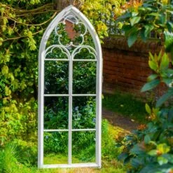 Woodside Darton XXL Decorative Arched Outdoor Garden Mirror 9 Woodside Darton XXL Decorative Arched Outdoor Garden Mirror -ALA Garden Shop LDTMINOBEJ0