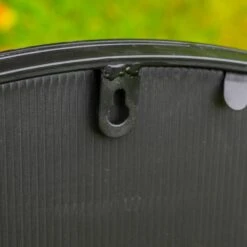 Woodside Ryton Decorative Round Outdoor Garden Mirror, Dia: 60cm -ALA Garden Shop LXXJBJCS1GM