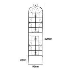Woodside XL Metal Garden Trellis Climbing Plant Support Frame, Pack Of 2 -ALA Garden Shop LYE1W3TTTNY