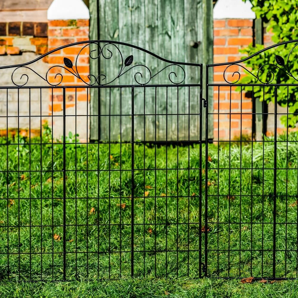 Woodside Brooke Metal Garden Decorative Border Fencing, Outdoor Edging Pack Of 4 5 Woodside Brooke Metal Garden Decorative Border Fencing, Outdoor Edging Pack Of 4 - Image 3