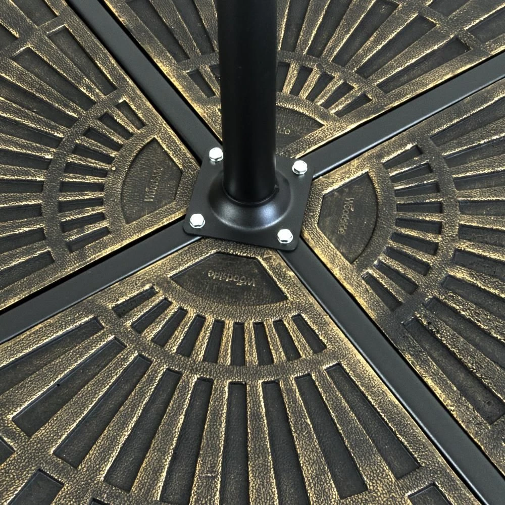 4 X Woodside 12kg Cantilever & Banana Umbrella Parasol Base Stand Weight 6 4 X Woodside 12kg Cantilever & Banana Umbrella Parasol Base Stand Weight - Image 4